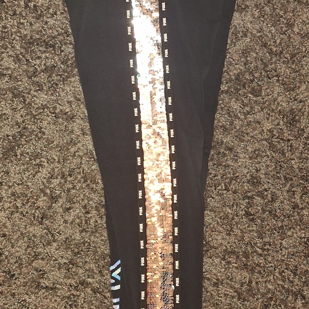 Womens Victorias Secret Mermaid Bling TEE & Leggings Set Sz M/L - Picture 13 of 16